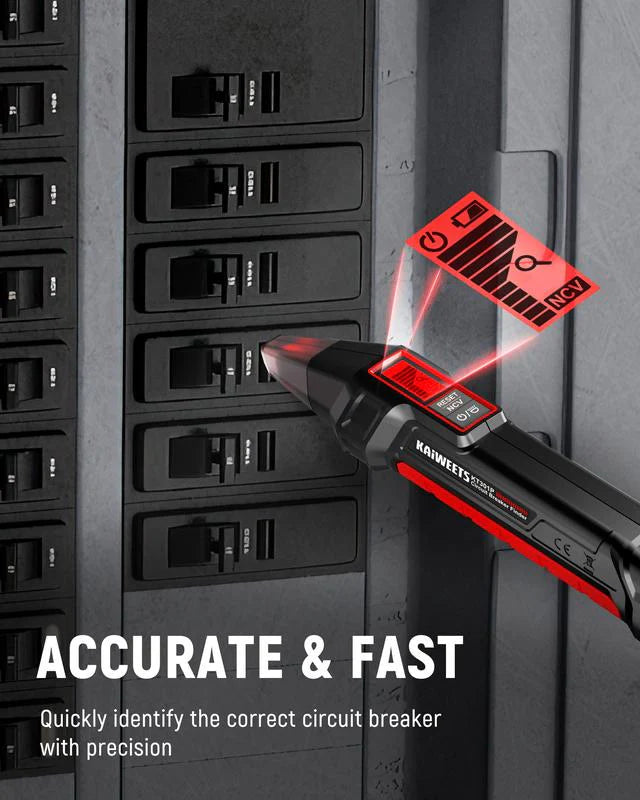 AC Circuit Breaker Finder Tool with Alert LCD Display