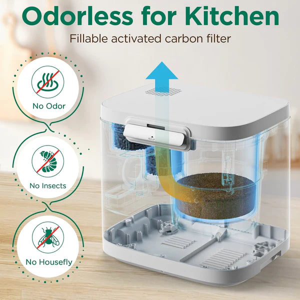 🌱 Smart Electric Kitchen Composter · 4L Large Capacity