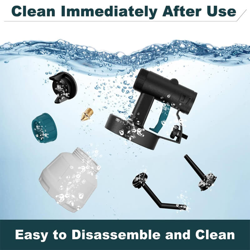High-pressure   Cordless   Paint   Sprayer   with   2   Batteries